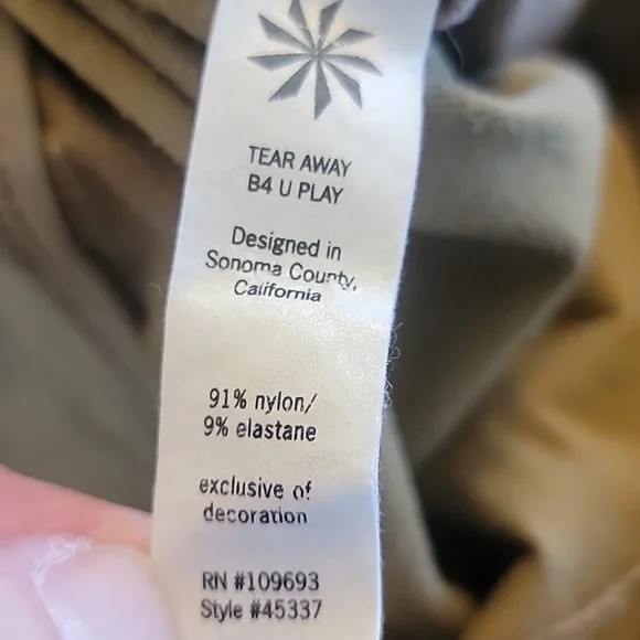 Athleta Brushed Lined Tan Hiking Outdoor Pants - Size 2P - Picture 9 of 9